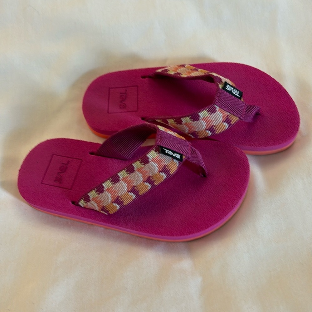 Teva Kids' Mush Ii Sandals - Rhia Pink flip flops
